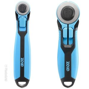 Blue and Black Rotary Cutter